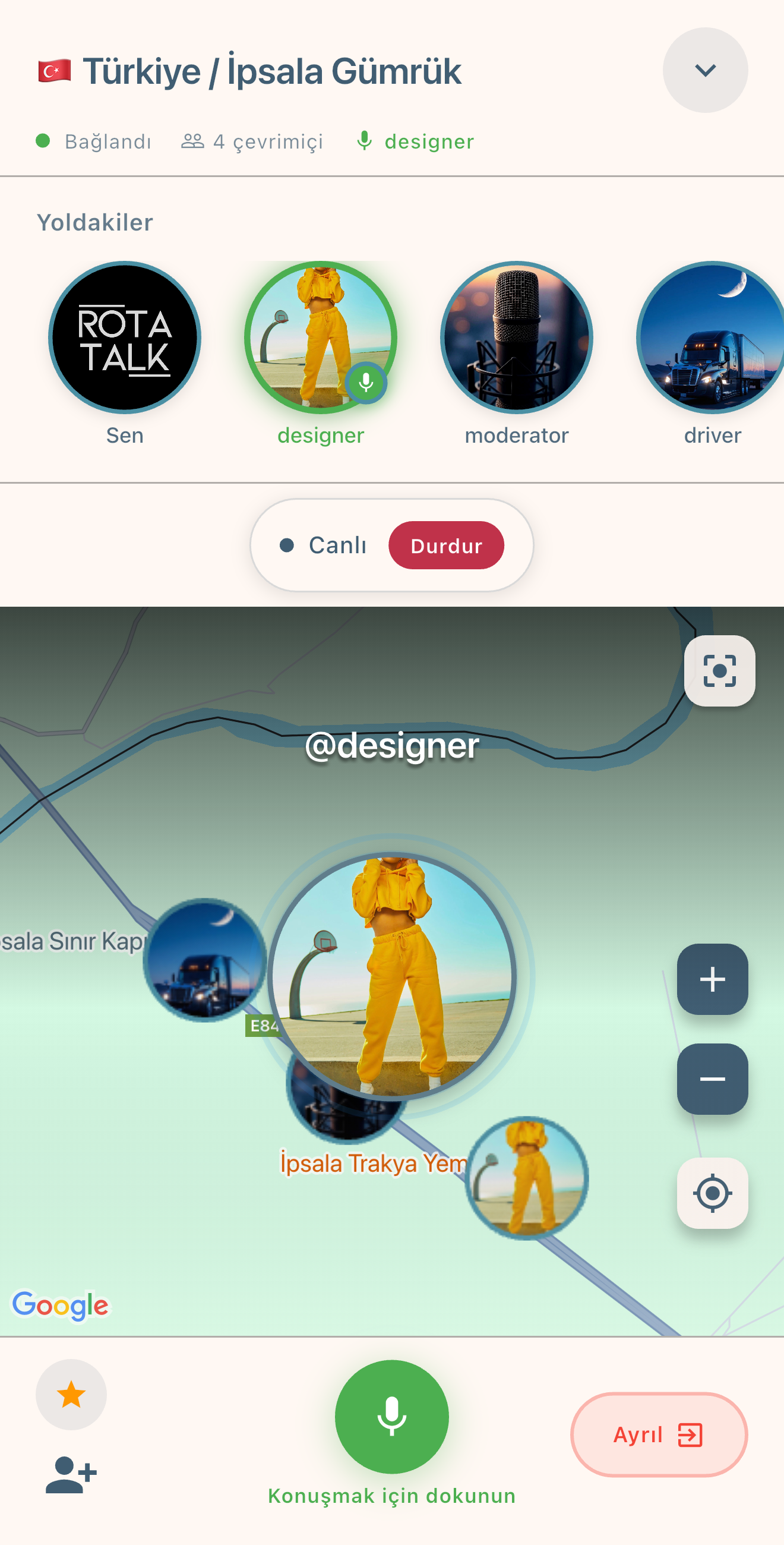 RotaTalk App Preview